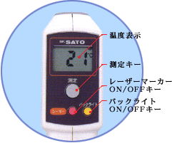 赤外線放射温度計　SK-87002