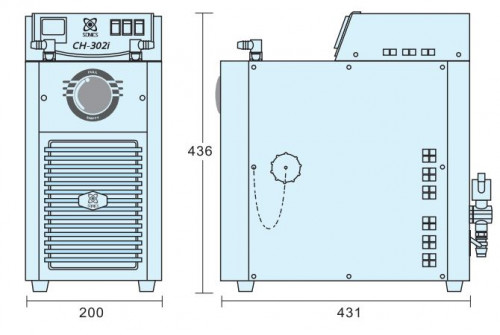 卓上型 低温循環恒温装置 クールサーキュレーター CH-302i